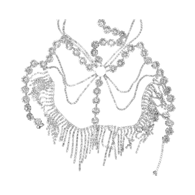 Máscara Véu Corrente de Strass Brilhantes Adorno de Cabeça Chapéu para Mulheres Elegante Festa Fantasia de Dança Acessórios de Cabelo da Moda