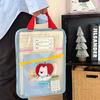 Transparent Cartoon File Bag Rabbit File Folder Bag Sorting Bag Test Paper Storage Bag  Kids