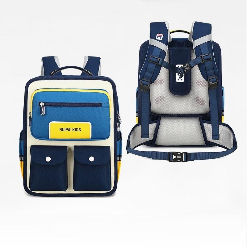 Children's Schoolbags for Grades 1-3, Weight-reducing and Spine-protecting, Large-capacity Primary School Students' Schoolbags