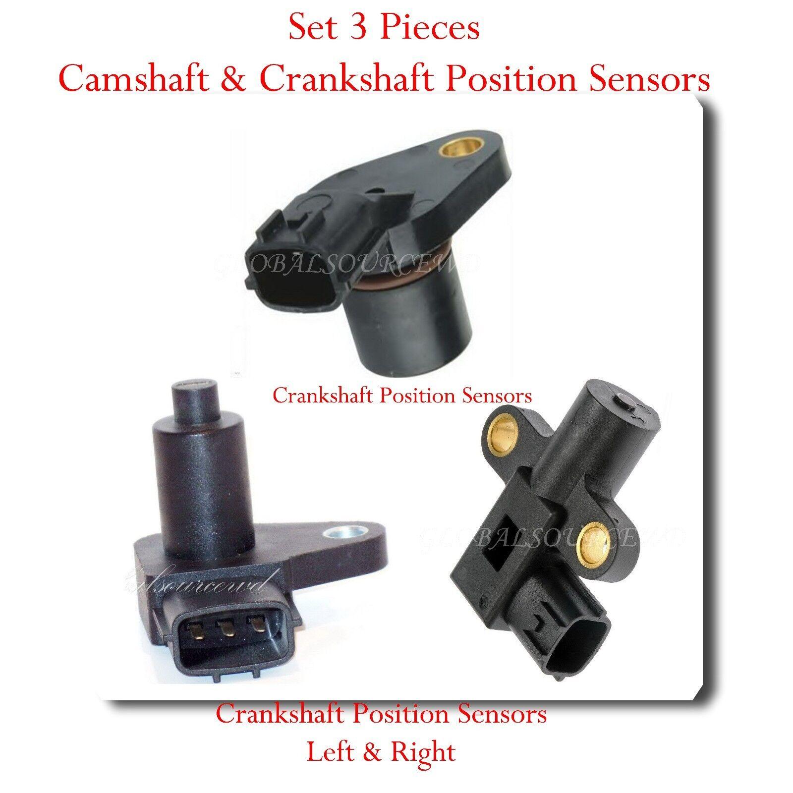 Set 3 Camshaft & Crankshaft Position Sensor Fits: Nissan Maxima & Infinit I30