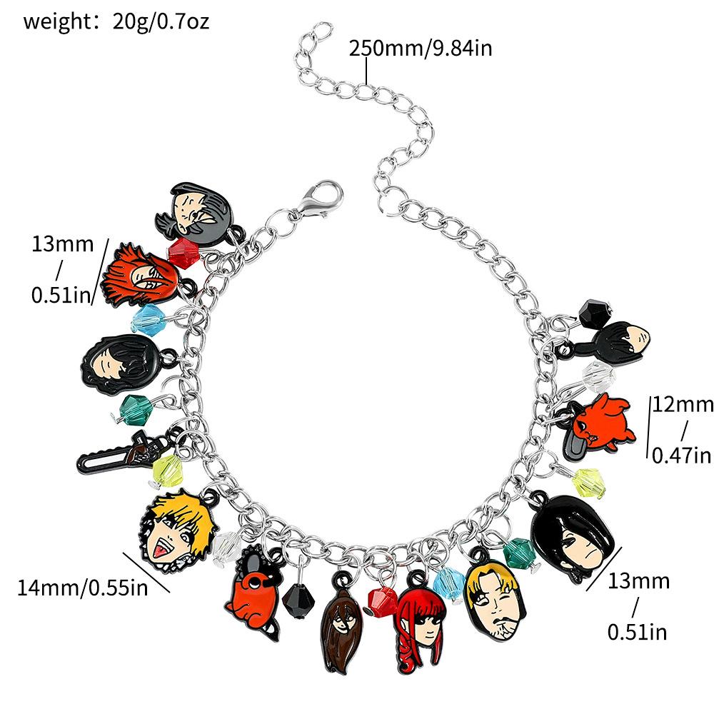 Halloween Anime Cartoon Theme Adjustable Superhero Character Bracelet Accessory