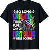 So Long Kindergarten Look Out 1st Grade Here I Come Dino T-Shirt Unisex T-Shirt