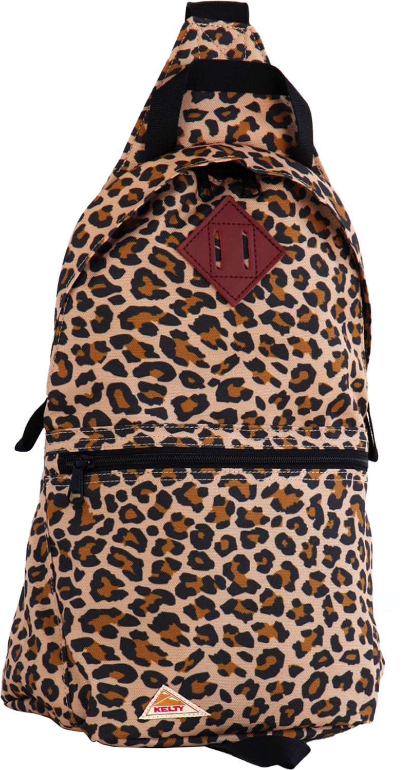 

Kelty Мини-сумка на одно плечо с карманом с золотистым леопардовым принтом, 3259255925,