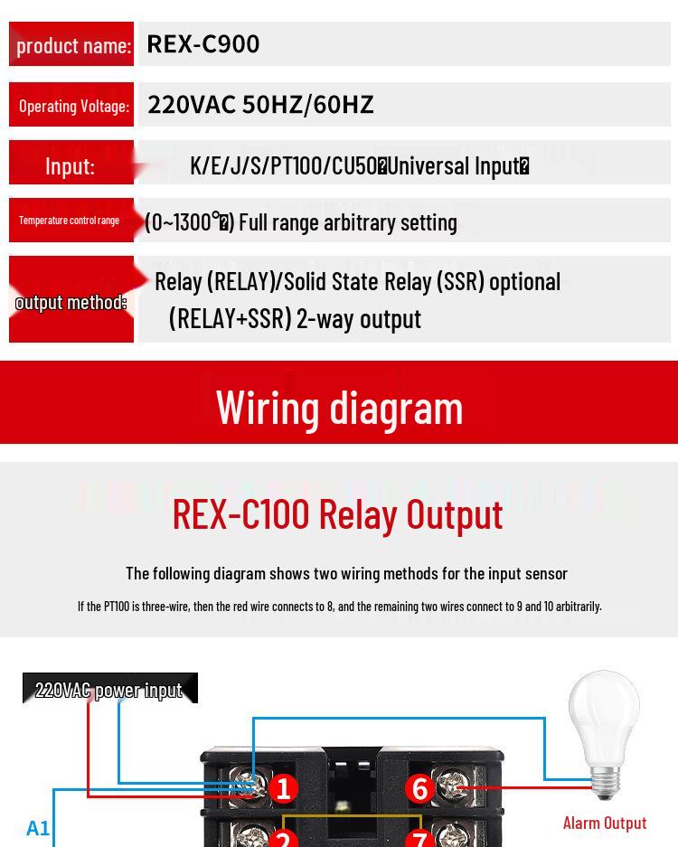 Termostato Digitale Intelligente REX-C100/C400/C700 per un Controllo Preciso del Riscaldamento