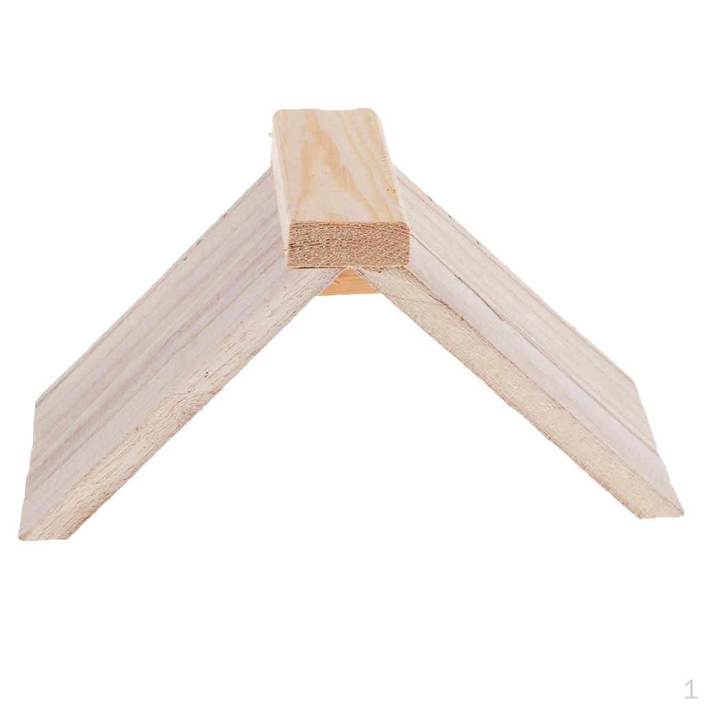 Wood Block Roost Perches Resting Standing Dwelling Bird