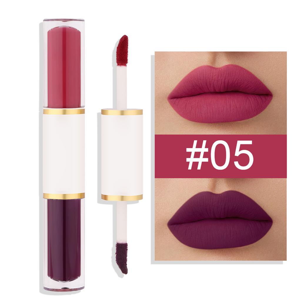 Long-Wearing Water-Resistant Matte Lip Gloss – Dual-Ended, Full-Coverage Transfer-Resistant Formula for Everyday Wear
