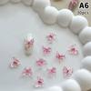 30 Pcs Colorful Butterfly Nail Art Charm 3D Ice Butterfly Nail Decor Ornament Diy Kawaii Nail Figures