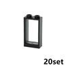 Compatible With 60593 60602 MOC Building Blocks DIY Educational  1x2x3 Window Doors Frame With Glass Accessories For Children
