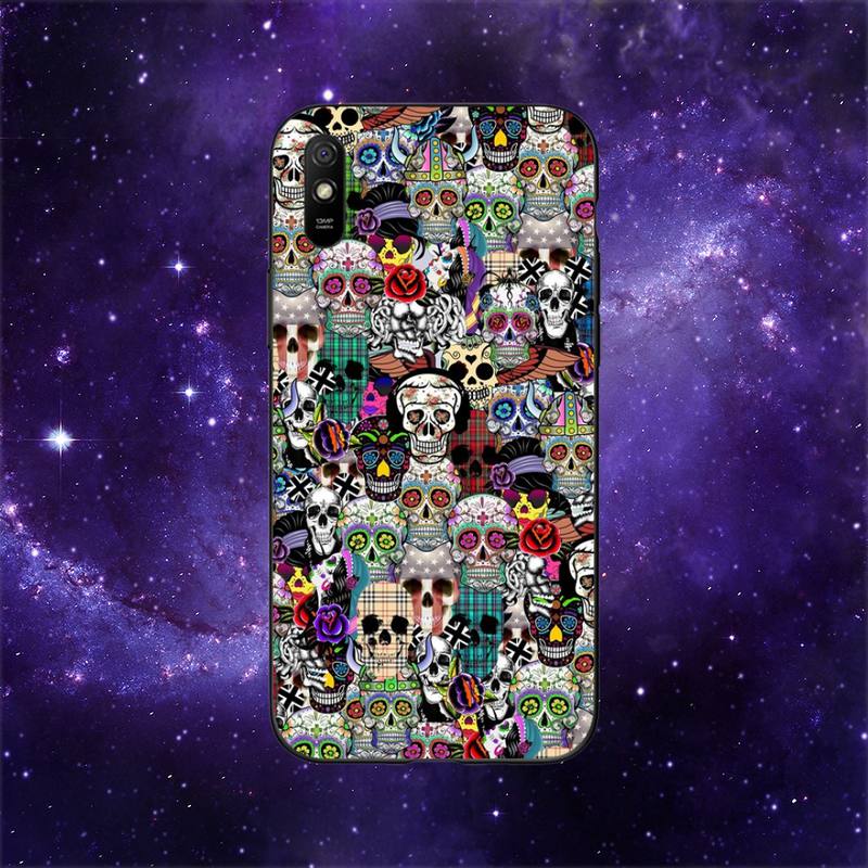Horror Skull Phone Case For Xiaomi9 10 11PRO LITE Redmi NOTE7 8 9 10A PRO K40 Poco3 Shell