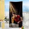 Goal Celebration Moment Beach Towel Quick-Dry Soft Microfiber Comfortable Lightweight Suitable for Swimming, Gym, Camping, Yoga Vacation