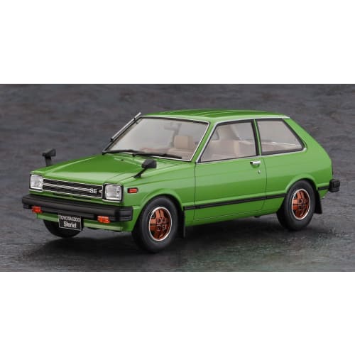 Hasegawa 1/24 Toyota Starlet KP61 SE (3-door) Mid-model 1980 Plastic Model Kit 20761 (Car)