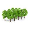 30pcs 3.5cm Train Railroad Model Tree Mixed Micro Landscape Decor Scale Architectural Model Train Layout Tree Building DIY Decor