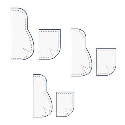 Professional Sewing Stencil Set With Fabric Pattern Designs Accessory