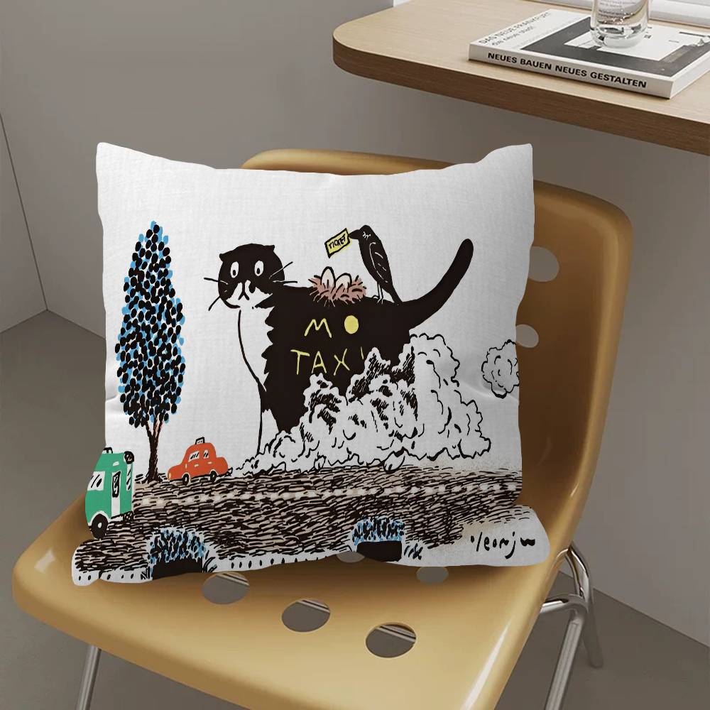 Aesthetic Art Y-Yeonju C-Choi Cushion Cover Car Throw Pillow Case For Sofa Car Christmas Gift 40x40cm 45x45cm