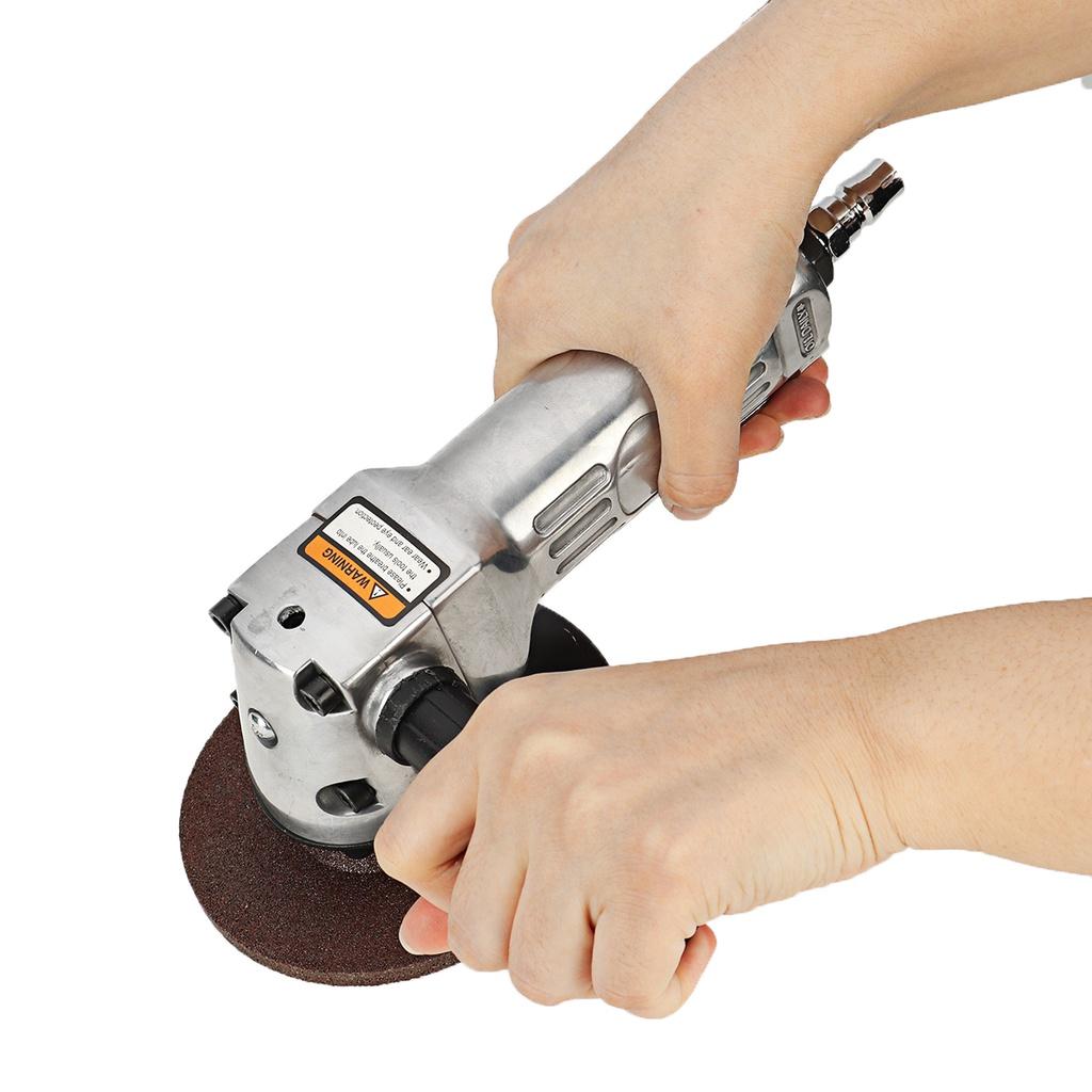 4-Inch 11000 RPM Pneumatic Angle Grinder Electric Grinder Polishing Machine for Cutting Metal Hand Polishing