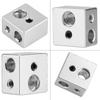 20x20x13mm Aluminium MK10 Extruder Hotend Heizblock M7 Gewinde Heatbreak für 3D Drucker