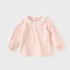 Girls' Autumn Ruffled Long Sleeve T-Shirt