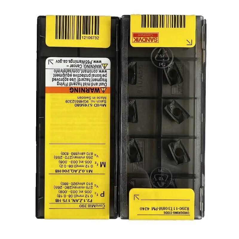 

Original Sandvik / R390-11T308M-PM 4240 /Carbide CNC Blade 10 PCS