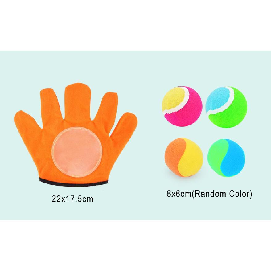 1 Set Kids Sucker Sticky Ball Toy Outdoor Sports Catch Ball Game Set Throw And Catch Parent-Child Interactive Outdoor Toys GYH 6