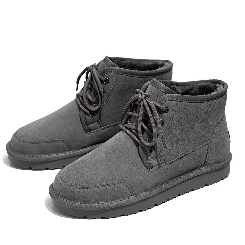 

Модные мужские ботинки, повседневные высокие ботинки, зимняя мужская плюшевая обувь для мужчин, модные ботильоны, мужская обувь, мужская рабочая обувь 44 серый