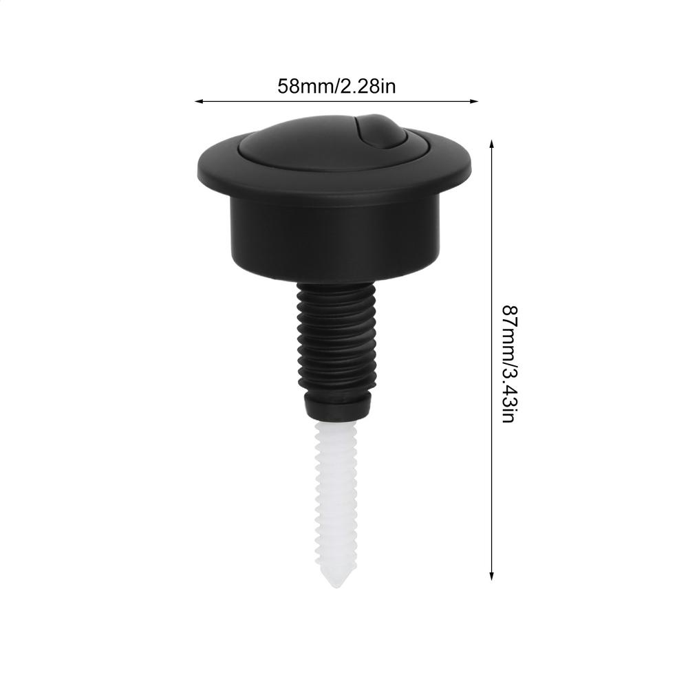 Double Flush Toilet Cistern Button ABS Toilet Push Button Replacement Toilet Accessories Flush Tank For Most Bathroom Toilets