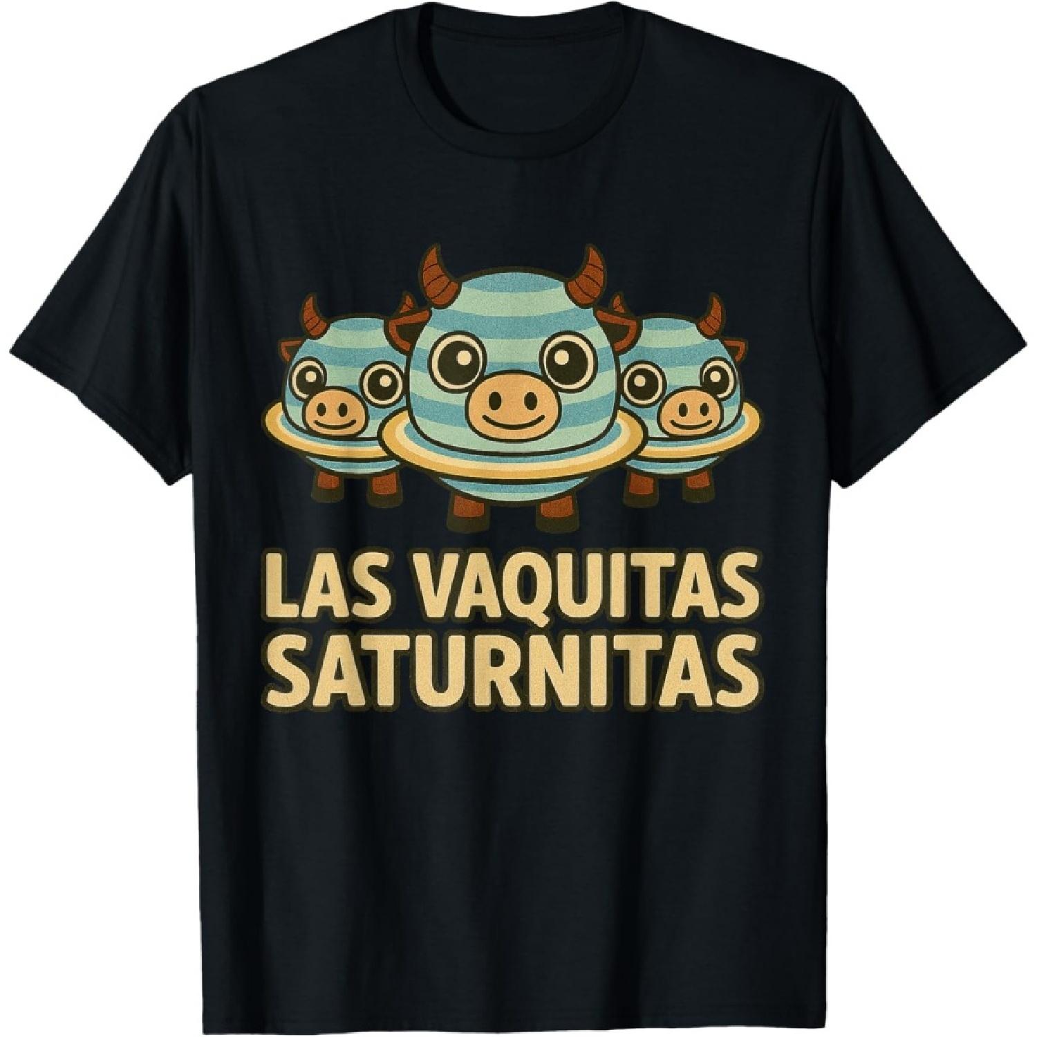 Las Vaquitas Saturnitas - Funny Italian Brainrot Kids Meme T-Shirt S