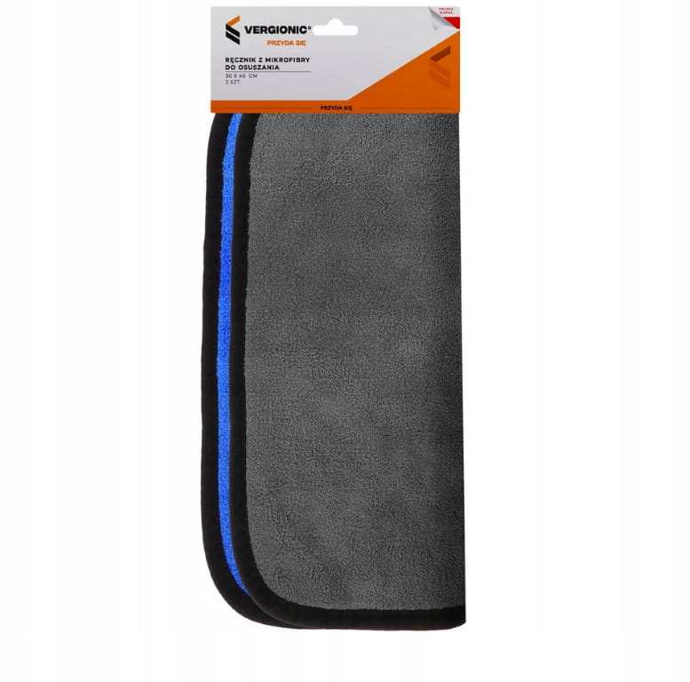 Universal Microfiber Car Drying Towel, 2 Pcs, 30x40cm