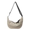 Koreanische Version Diagonale Umhängetasche Harajuku Großraum Schulter Schulter Unisex Knödeltasche Halbmond Nylon Unterarm Schultertasche