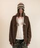 Thevinylhouse Grunge Cardigan Brown