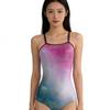 Triangle one-piece swimsuit  cover their bellies and look thin, beach vacation hot spring snake pattern swimsuit laser sexy