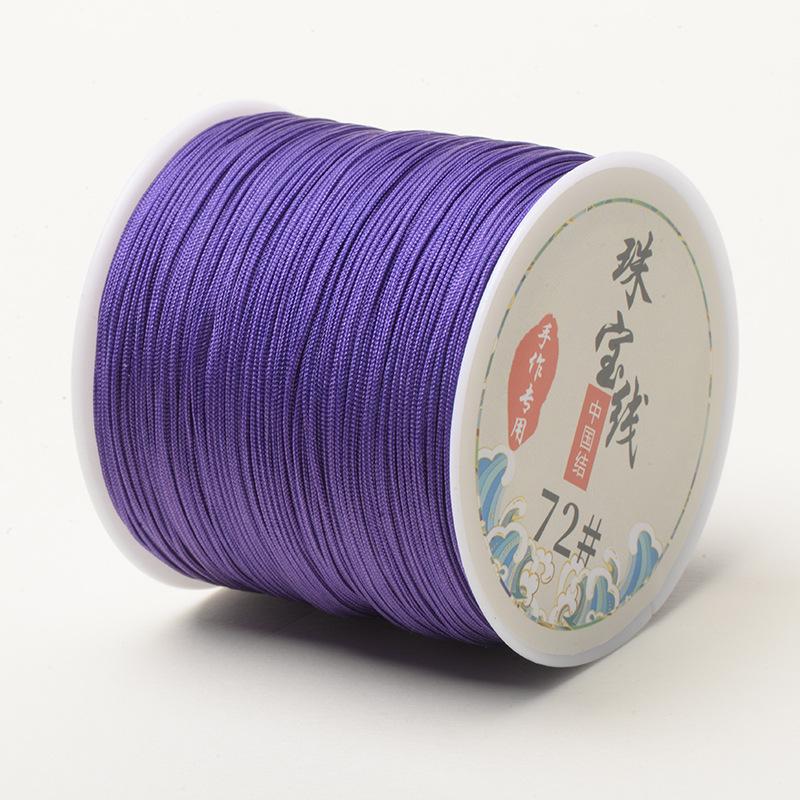 DIY Matte 72 Thread - 100m Taiwan Jade Weaving Thread Red Rope for Jewelry 100 meters/roll