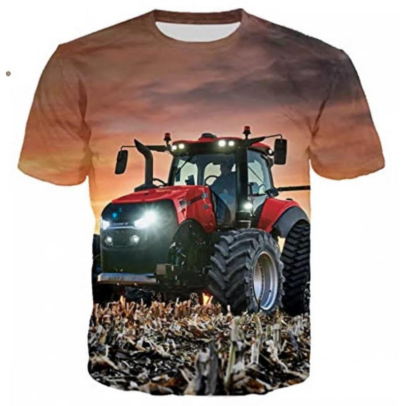 Men's Women's T-shirt with Tiger Lion Leopard Portrait Pattern 3D Digital Print Loose Short Sleeved Top T-Shirts Men’s