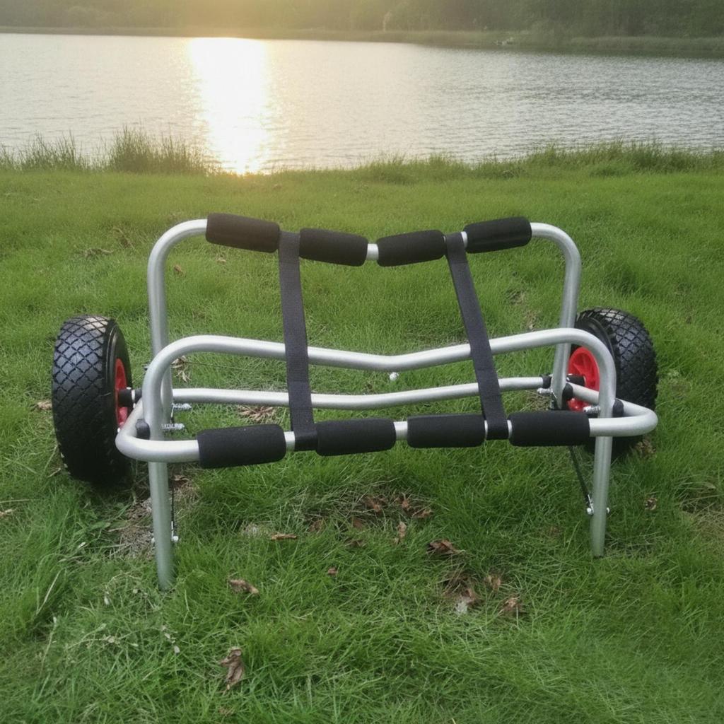 Kayak Cart Wheeled Trolley Padded Canoes for Kayakers, Paddlers,