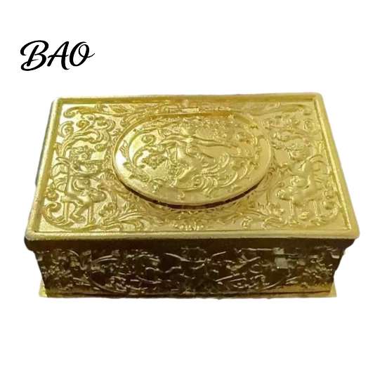 Timeless Vintage Style Decor Automatic Pop Up Bird Music Box with Mechanical Singing Bird, Gold Alloy Thoughtful Gift for Birthday Jewelry Featuring
