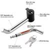 Strong 5/8 And 1/2 Inch Trailer Safety Receiver Lock With Ergonomic Key For Easy Installation On Vehicles Motorhome Boat