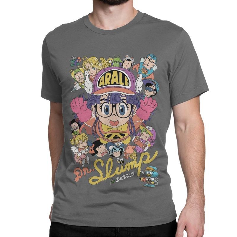 Men Womens TShirt Arale Anime Cute Funny 100 Cotton Tee  Sleeve Dr Slump T Shirts Crew Neck Tops Gift Idea Vintage T Shirt