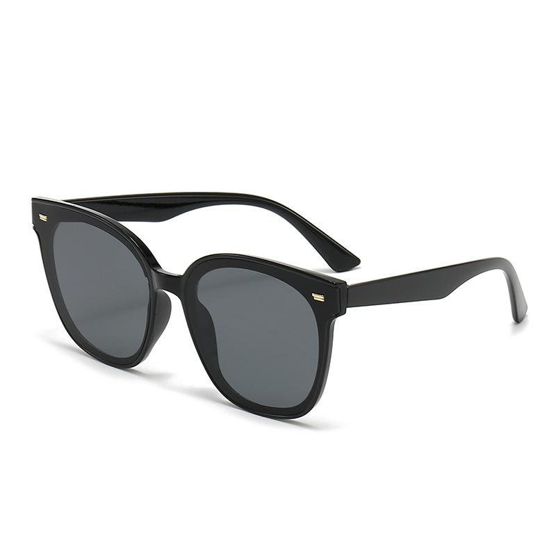 Fashion High-End Square Glasses Women'S Large Frame Uv-Proof Sunglasses Retro Trend Gm Sunglasses