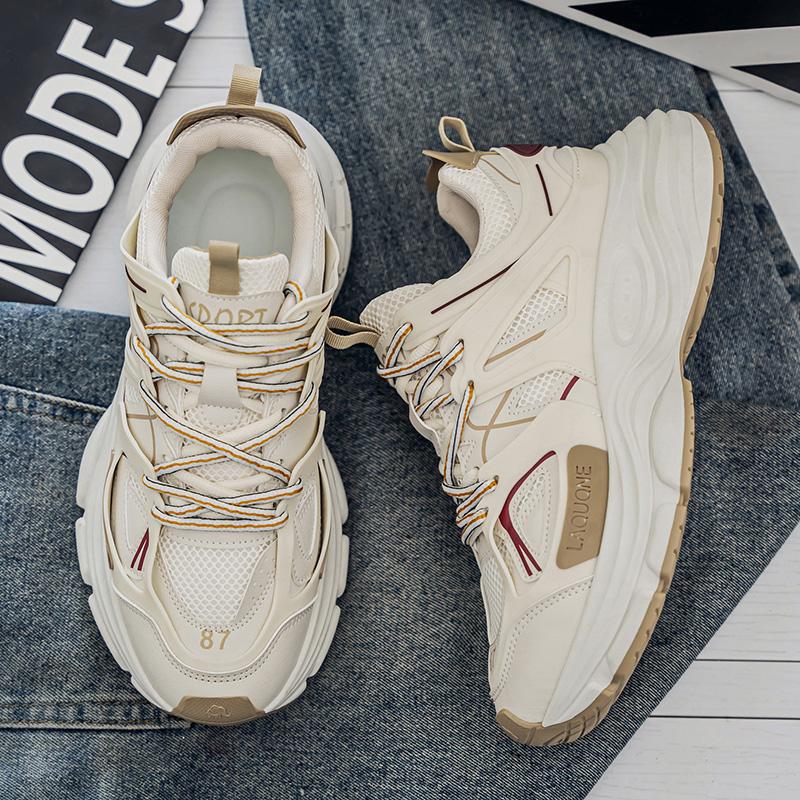 Men's Running Shoes Platform Shoes Men's Sports Shoes Men Board Shoes Women Clunky Sneaker Dad Shoes Couple Sneakers