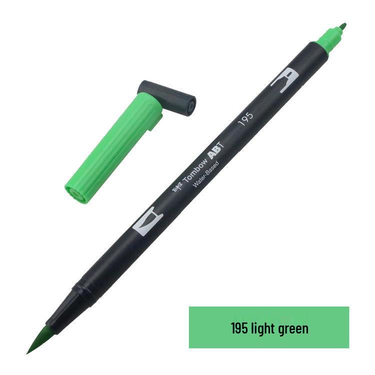 Tombow ABT Warm Color Double-Ended Watercolor Brush Pen for Students