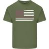 Breast Cancer Awareness USA Flag Unisexs Light Cotton TShirt
