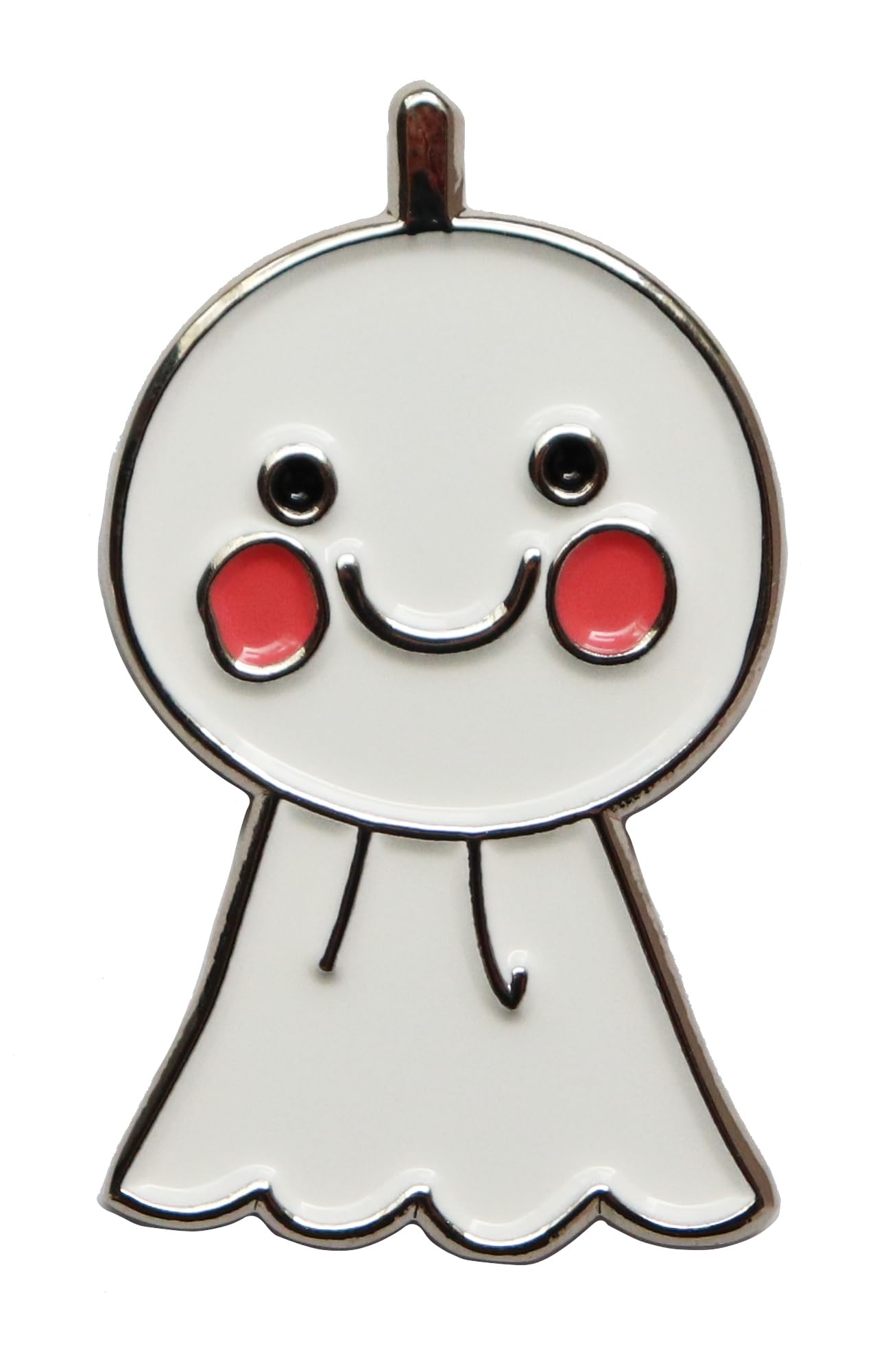Teru Teru Bouzu Pin Badge, Cute Pin, Sunny Charm, Alloy, 1.5cm W x 2.5cm H