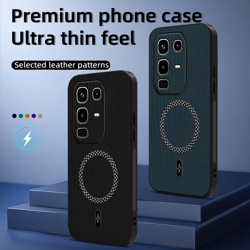 Magnetic Leather Case for Infinix Note 60 50 50S Pro Ultra 40 30 Plus Cover Soft Shockproof Full Camera Mag-safe Shell Fundas