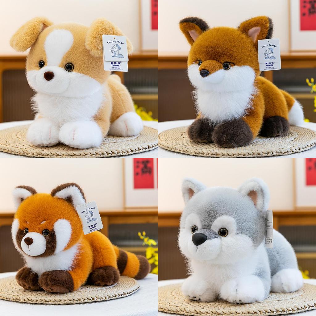Plush Dog And Panda Stuffed Animals For Kids Soft Toy Gift For Children