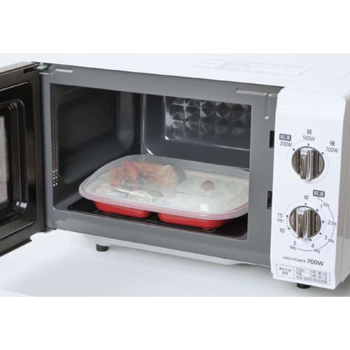 Rakuben Square Lunch Plate with Lid (Vermilion)