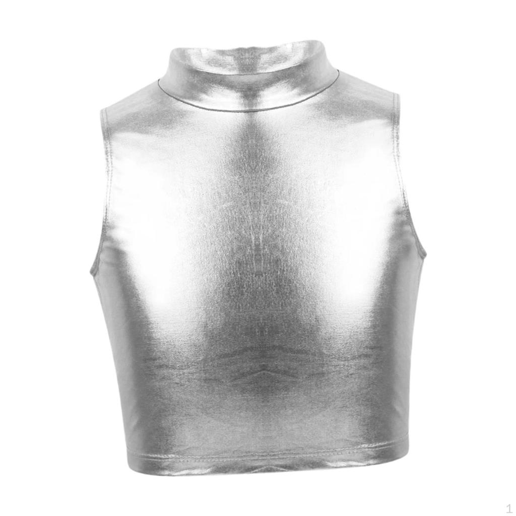 Women Crop Tank Tops Clothes for Club Festival Stage Performance Gym Concert