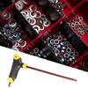Ball Head T Shape Long Handle Hex Key Wrench Professional Repairing Hand Tool (5mm)