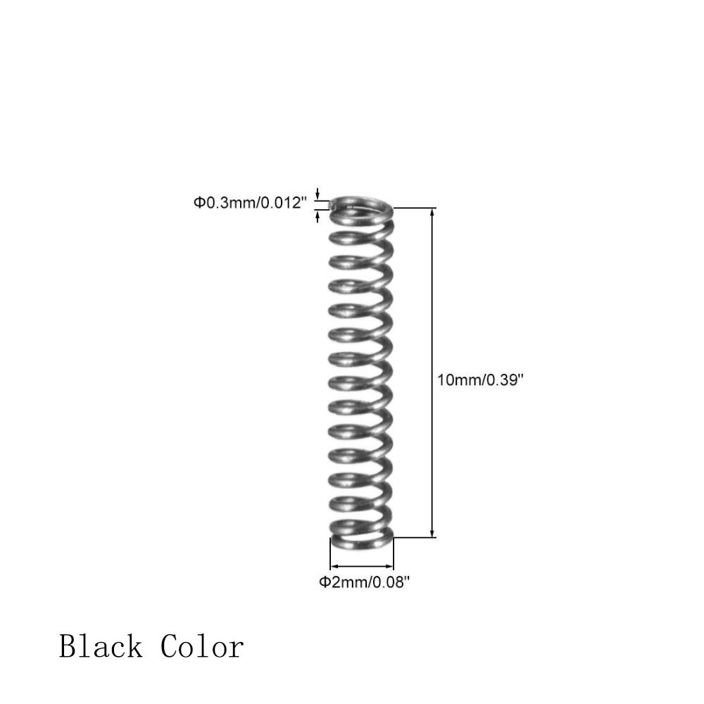 

10 шт. 0,3*2*10 мм Пружинная сталь Пружина сжатия Пружинная сталь Телескопическая пружина Магазин и Домашний ремонт 0.3x2x10mm