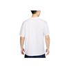 Nike Solid Color Fashion Comfortable Round Neck Casual Pullover Sports Short Sleeve T-Shirt With Drop Shoulder Men Tops White FV3752-100