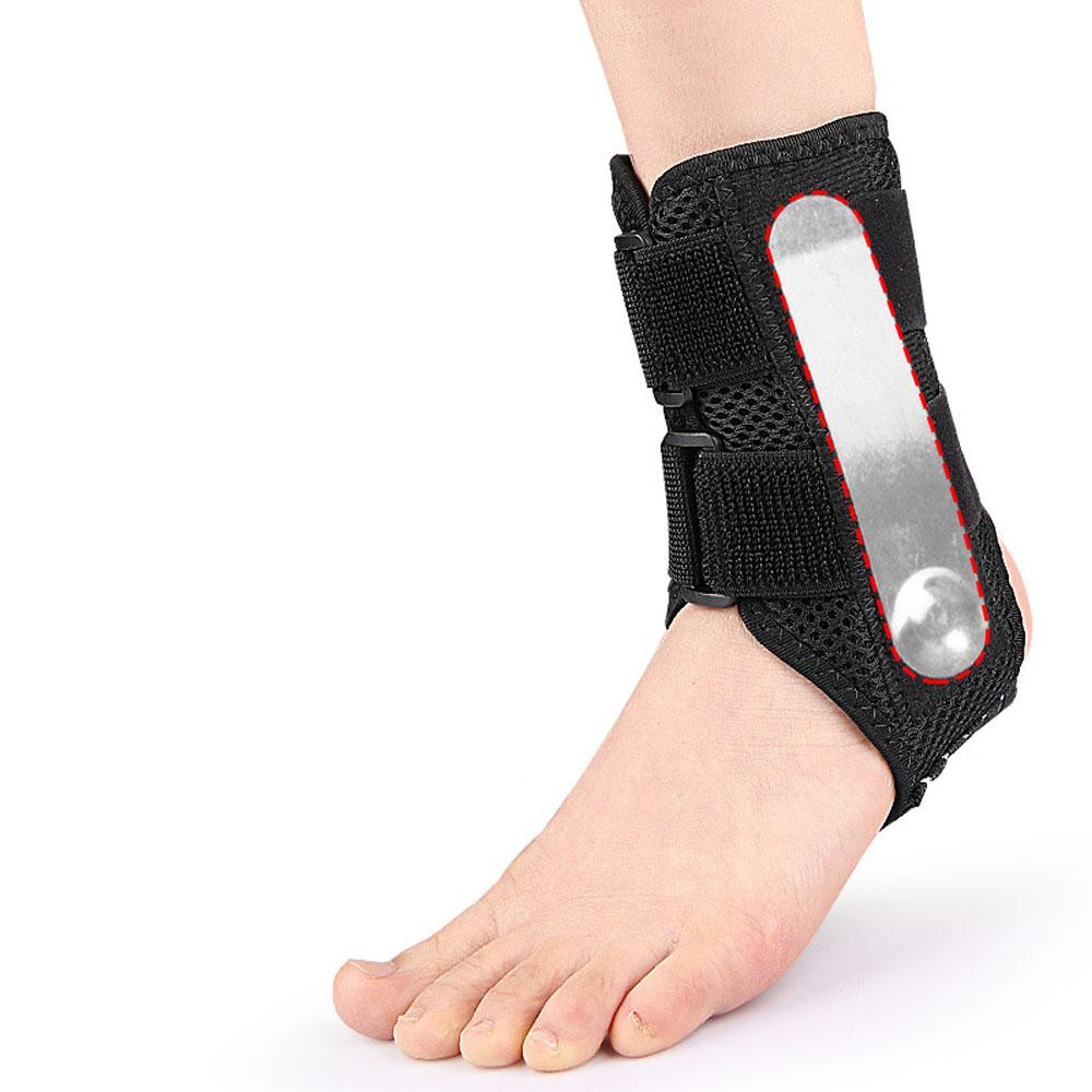 

1pc Ankle Support Strap with Elastic Foot Sleeve - Anti-Slip, Secure, and Close-Fitting for Sports чорний