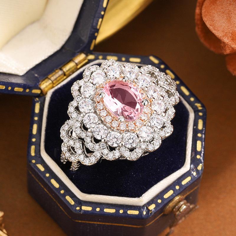 2026 Fashion Trend Inlaid Zircon Ring European and American Men s and Women s Rings no. 6